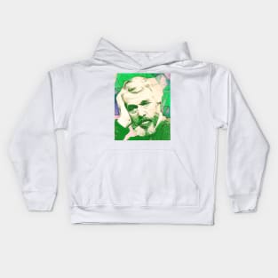 Thomas Carlyle Green Portrait | Thomas Carlyle Artwork 9 Kids Hoodie